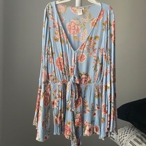 billabong floral romper